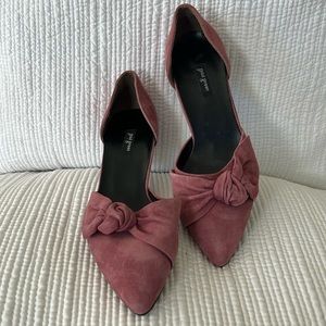 Paul Green Nuriah D'Orsey Rose Suede 2" Kitten Heels Women's UK 5.5 US 8
